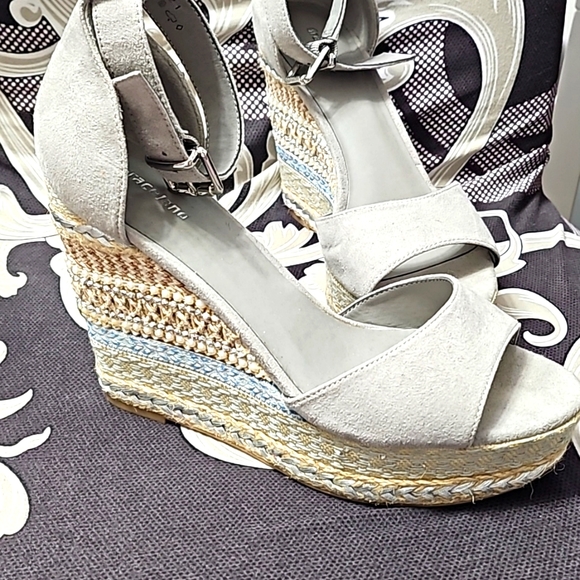 Graceland high heels sandals, Grey color size 38 - Picture 1 of 9